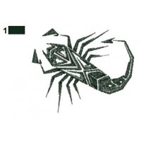 Scorpion Tattoo Embroidery Design 13
